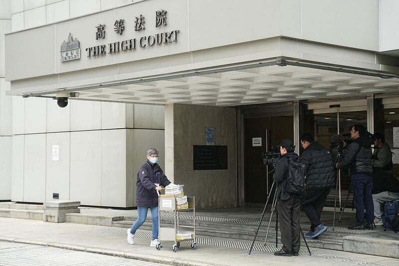 2024年1月29日,香港高等法院正在举行针对恒大集团的清盘呈请聆讯。(路透社)